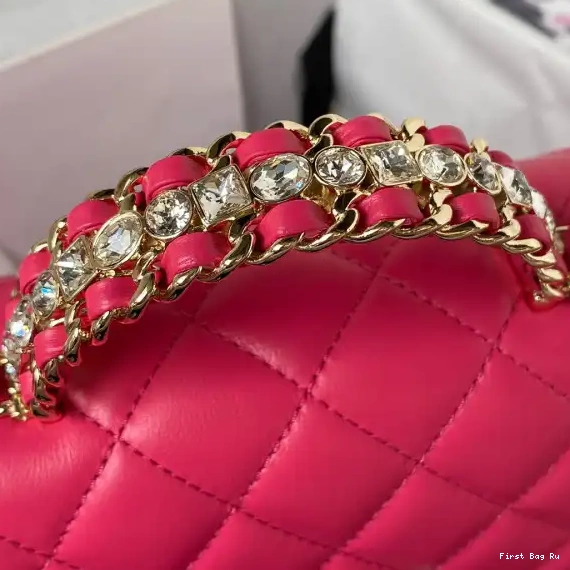 Firstbag Ru TOP HANDLE-21CM FLAP BAG WITH CHANEL 0512
